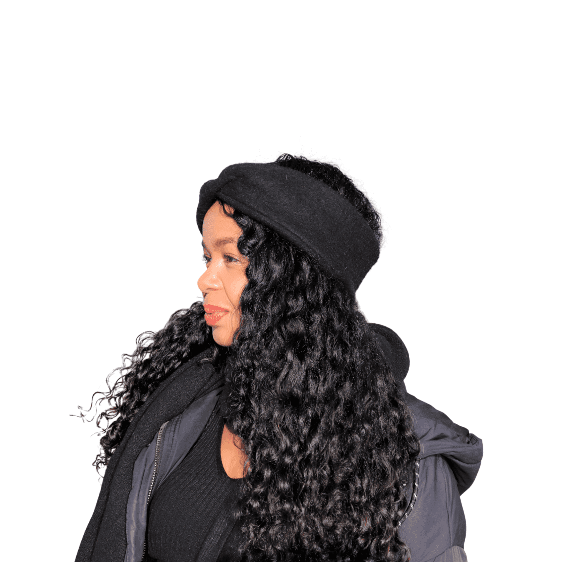 Stirnband Drei Jahreszeiten Schwarz – Bild 2